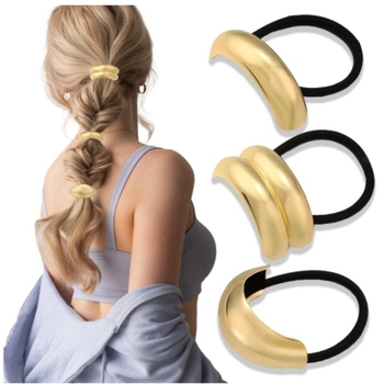 Hajkiegészítő: fémötvözet hajgumikészlet gothikus geometriai kör formákkal, magas rugalmasság; Anyag: ötvözet; Feldolgozás: elektroplakolás; Bevonat: cinkötvözet; Év/Szezon: Tavasz 2025