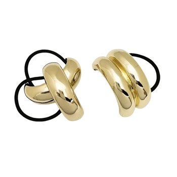 Hajkiegészítő: fémötvözet hajgumikészlet gothikus geometriai kör formákkal, magas rugalmasság; Anyag: ötvözet; Feldolgozás: elektroplakolás; Bevonat: cinkötvözet; Év/Szezon: Tavasz 2025