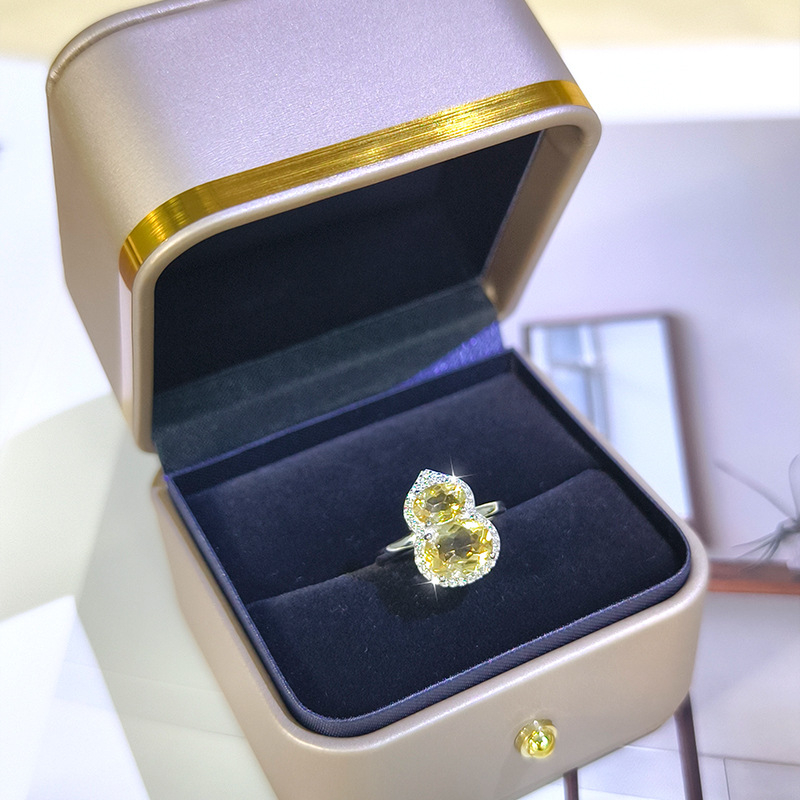 Set nakita od srebra 925 s privjeskom u obliku tikve, granat, topaz i peridot – višeslojna križna lančić