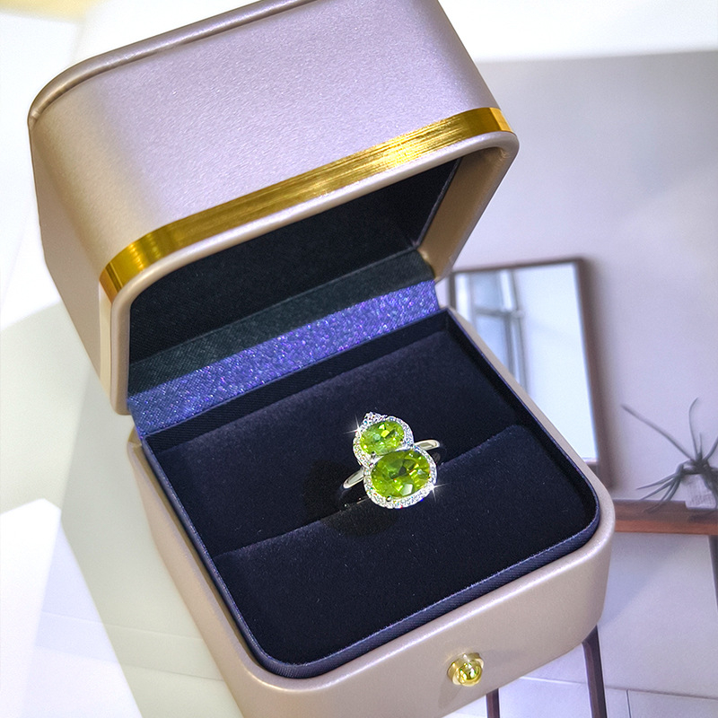 Set nakita od srebra 925 s privjeskom u obliku tikve, granat, topaz i peridot – višeslojna križna lančić