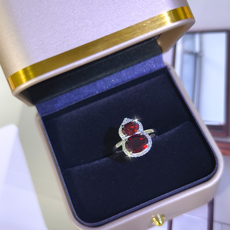 Set nakita od srebra 925 s privjeskom u obliku tikve, granat, topaz i peridot – višeslojna križna lančić
