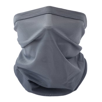 Šal za vrat za zaštitu od sunca s prozračnom mrežicom za outdoor vožnju biciklom – unisex, stil street/hip-hop, dizajn s slovima, najlon/ice silk materijal