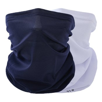 Šal za vrat za zaštitu od sunca s prozračnom mrežicom za outdoor vožnju biciklom – unisex, stil street/hip-hop, dizajn s slovima, najlon/ice silk materijal