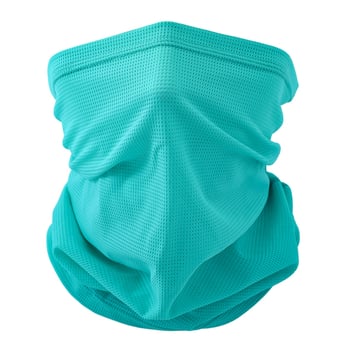 Šal za vrat za zaštitu od sunca s prozračnom mrežicom za outdoor vožnju biciklom – unisex, stil street/hip-hop, dizajn s slovima, najlon/ice silk materijal