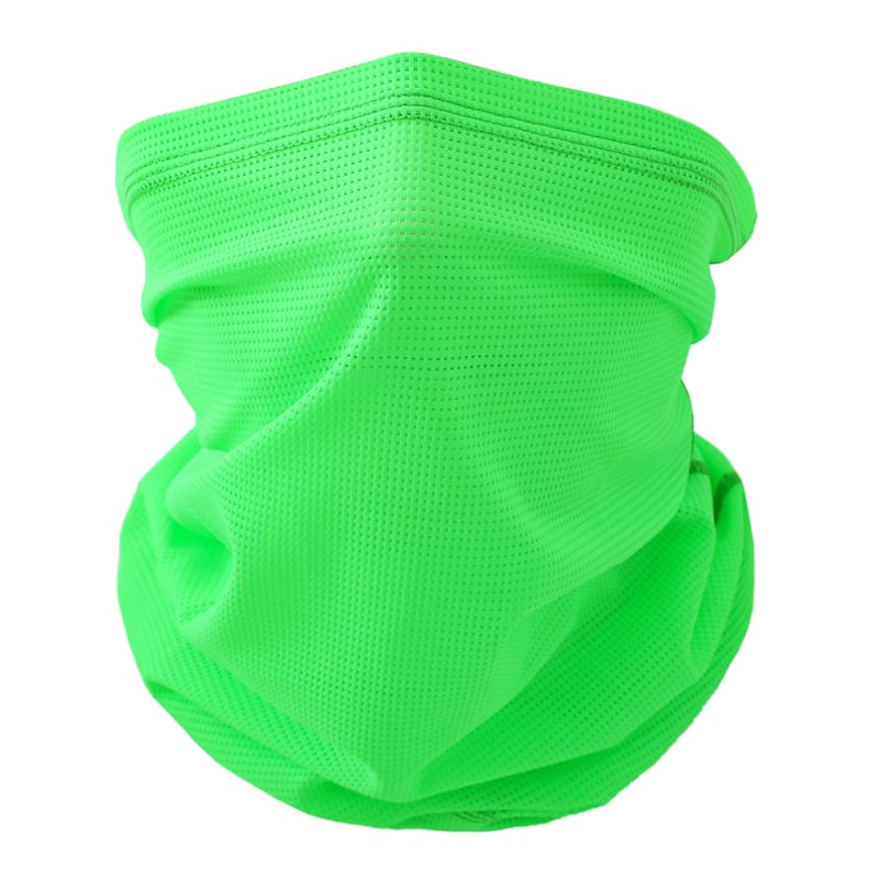 Šal za vrat za zaštitu od sunca s prozračnom mrežicom za outdoor vožnju biciklom – unisex, stil street/hip-hop, dizajn s slovima, najlon/ice silk materijal