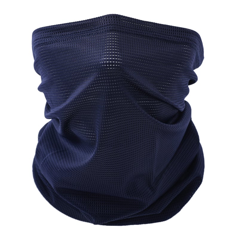 Šal za vrat za zaštitu od sunca s prozračnom mrežicom za outdoor vožnju biciklom – unisex, stil street/hip-hop, dizajn s slovima, najlon/ice silk materijal