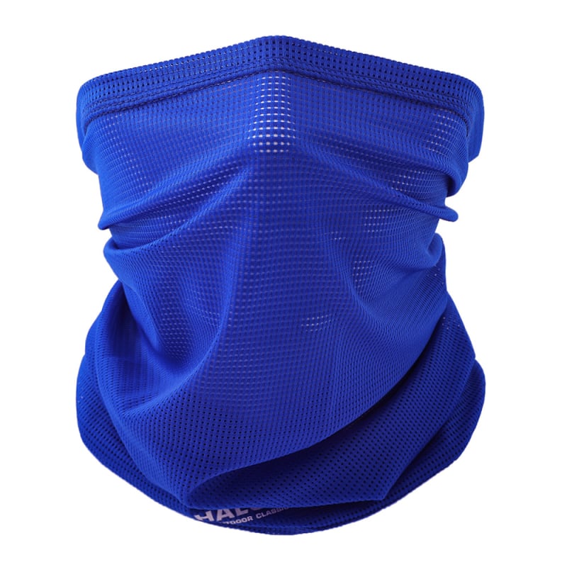 Šal za vrat za zaštitu od sunca s prozračnom mrežicom za outdoor vožnju biciklom – unisex, stil street/hip-hop, dizajn s slovima, najlon/ice silk materijal