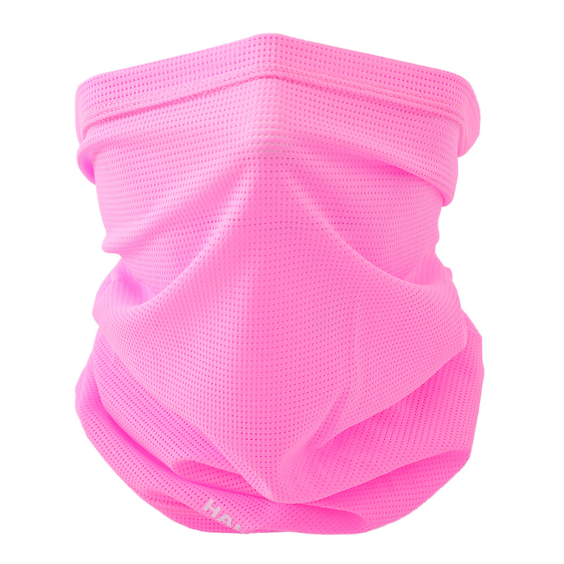 Šal za vrat za zaštitu od sunca s prozračnom mrežicom za outdoor vožnju biciklom – unisex, stil street/hip-hop, dizajn s slovima, najlon/ice silk materijal