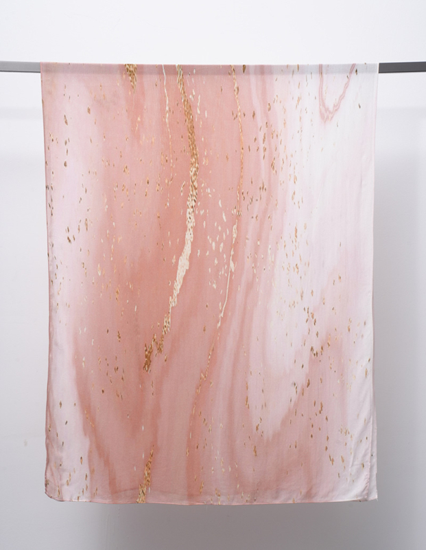 Etno-bohém sál digitális nyomással, Óceán-hullám mintázat, Modal anyag (96%+), sima szövés, gyorsan száradó, napvédő, porálló, négy évszak