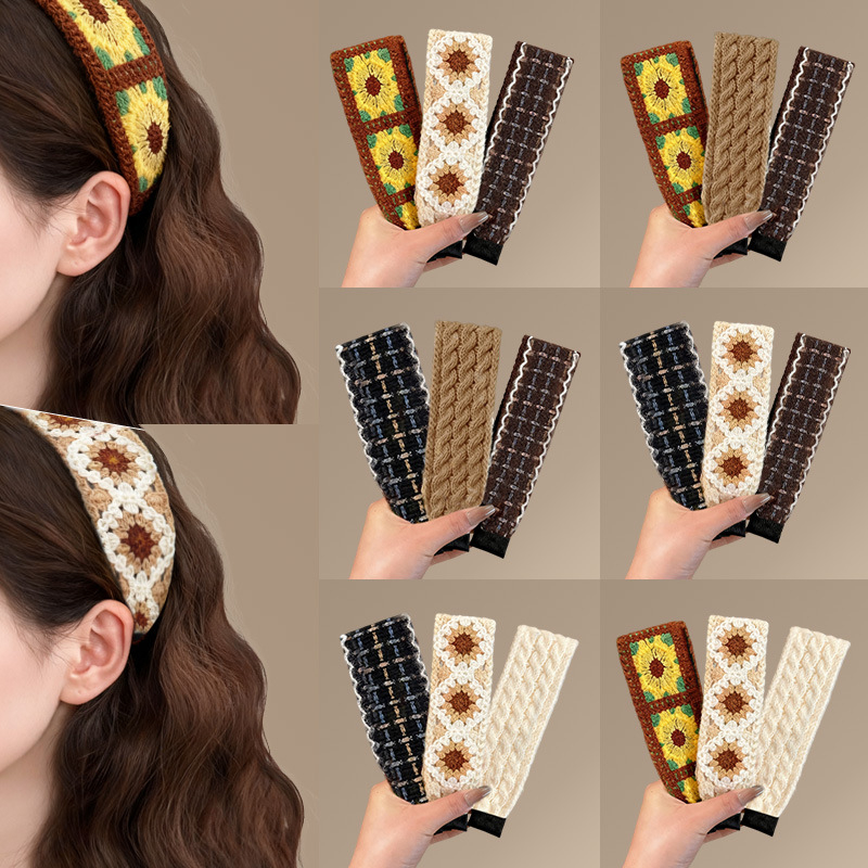 Bedo Dodatak za glavu: gumica za kosu od tkanine, dječji/crtani stil, geometrijski oblik, ručno izrađeno