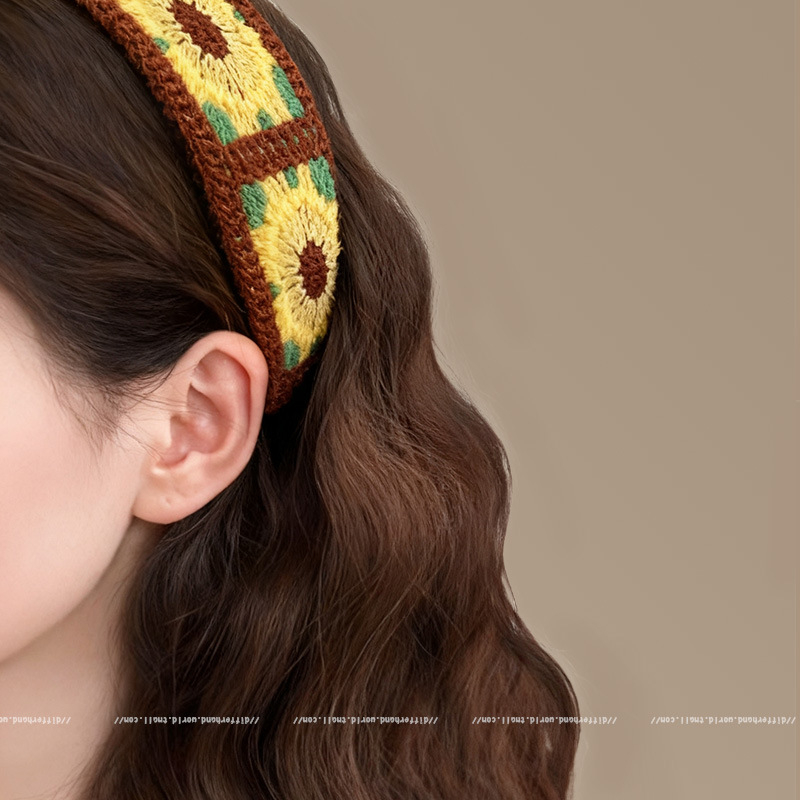 Bedo Dodatak za glavu: gumica za kosu od tkanine, dječji/crtani stil, geometrijski oblik, ručno izrađeno