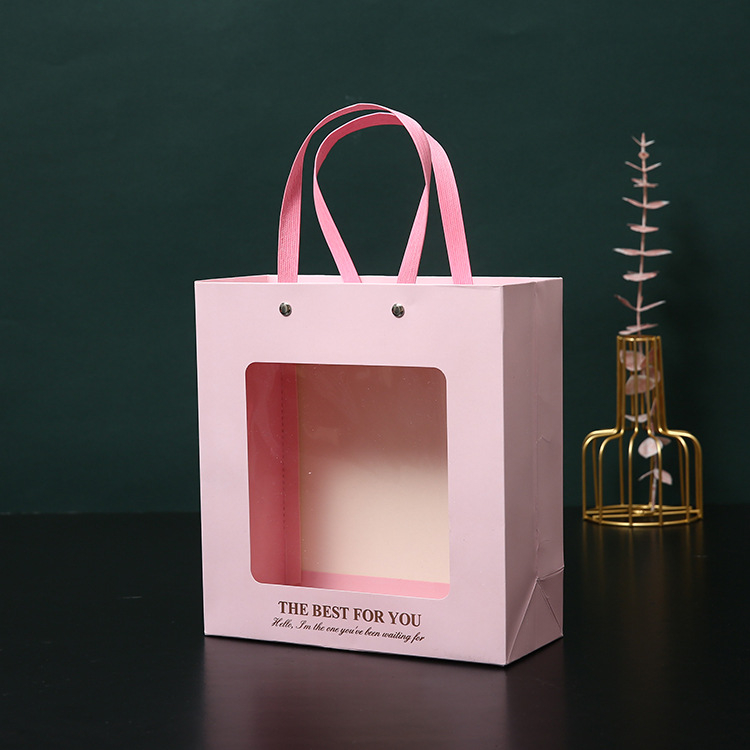 Dovanų maišelis su spausdintu logotipu, Tote krepšio stiliaus, su offset bronzavimu; prekinis ženklas Yiting; tinkamas vestuvėms, gimtadieniams ir šventėms.