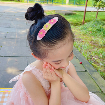 Dječji dodatak za glavu – crtani stil, kruna s praškastim kristalima, tkanina, ljeto 2022