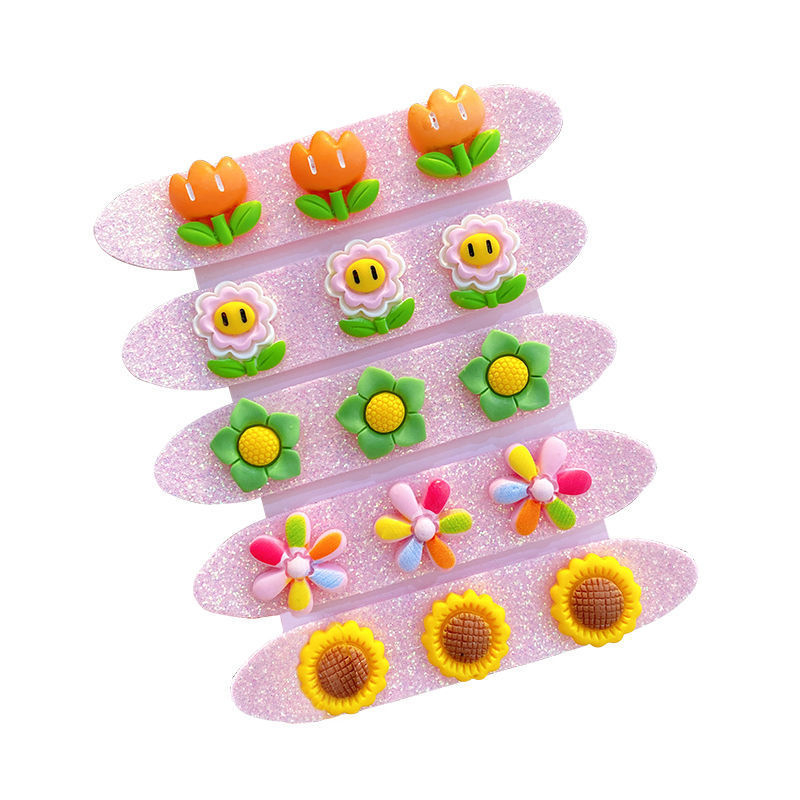 Dječji dodatak za glavu – crtani stil, kruna s praškastim kristalima, tkanina, ljeto 2022