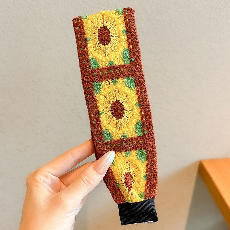 Bērnu Velcro matu siksna, auduma materiāls, roku darbs, karikatūras stils