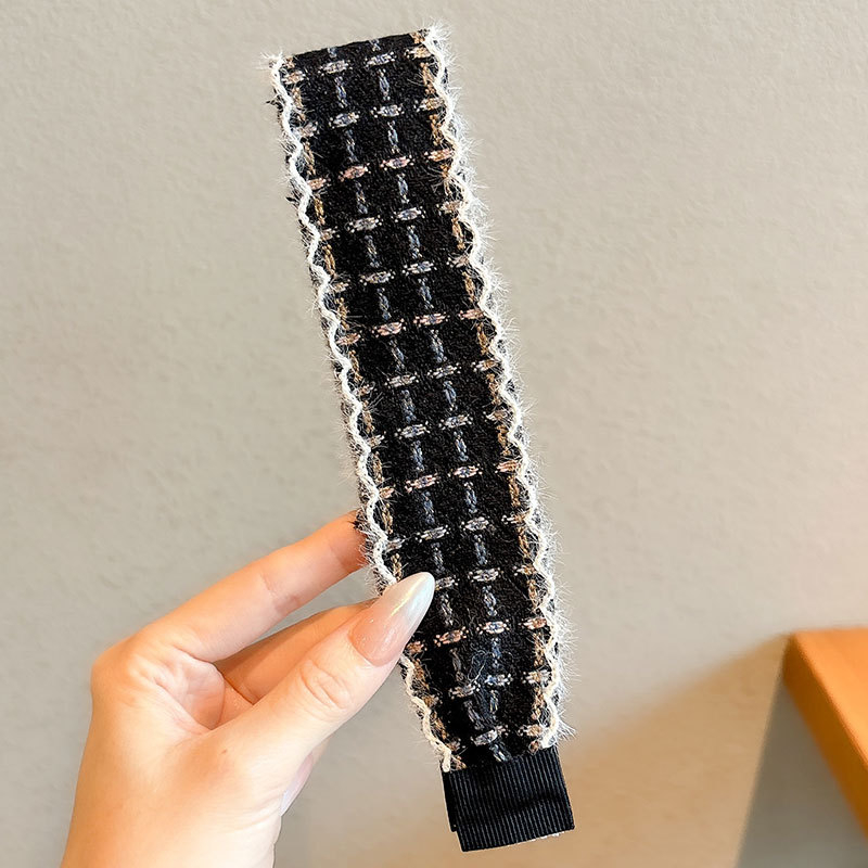 Bērnu Velcro matu siksna, auduma materiāls, roku darbs, karikatūras stils