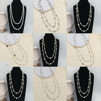 Cinkötvözet nyaklánc elektroplattált felülettel, 80 g, őszi 2025, nőknek