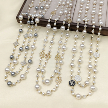 Cinkötvözet nyaklánc elektroplattált felülettel, 80 g, őszi 2025, nőknek