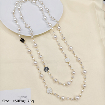 Cinkötvözet nyaklánc elektroplattált felülettel, 80 g, őszi 2025, nőknek