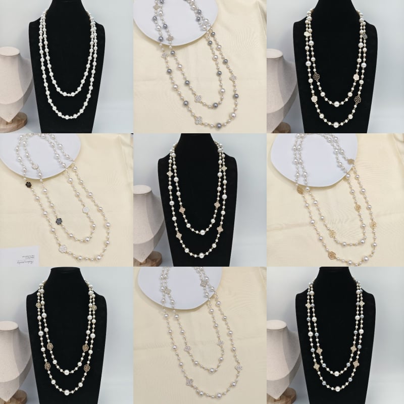 Cinkötvözet nyaklánc elektroplattált felülettel, 80 g, őszi 2025, nőknek