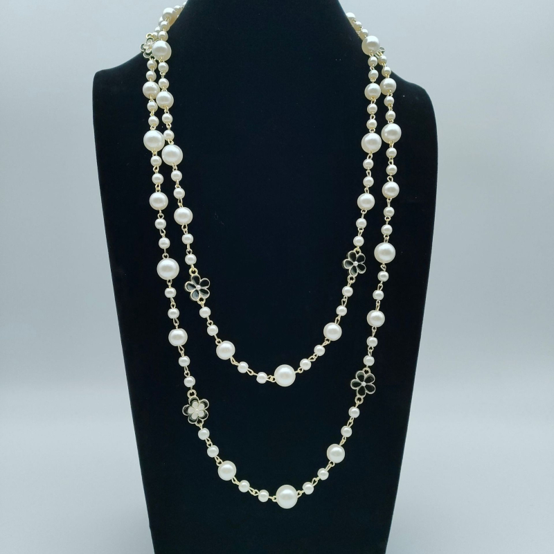 Cinkötvözet nyaklánc elektroplattált felülettel, 80 g, őszi 2025, nőknek