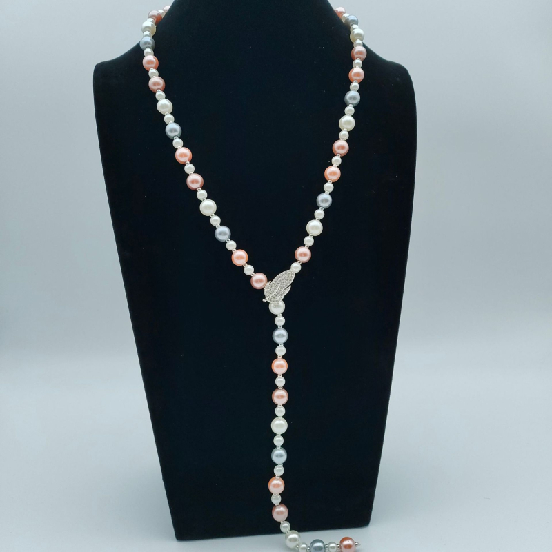 Cinkötvözet nyaklánc elektroplattált felülettel, 80 g, őszi 2025, nőknek