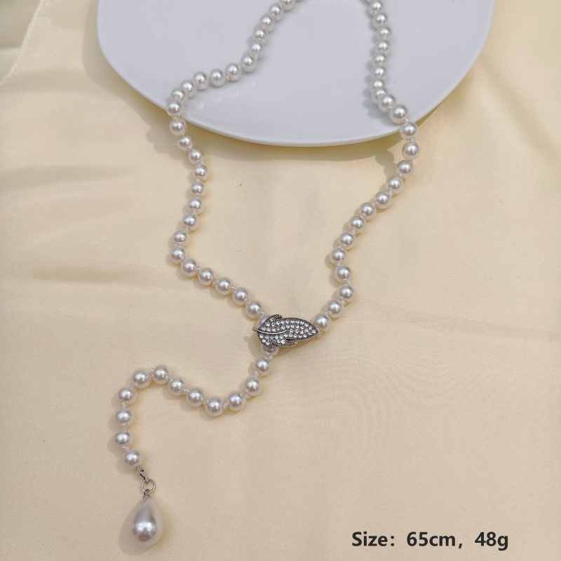 Cinkötvözet nyaklánc elektroplattált felülettel, 80 g, őszi 2025, nőknek