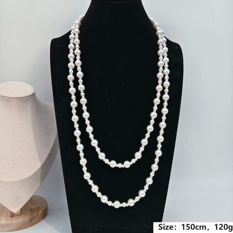 Cinkötvözet nyaklánc elektroplattált felülettel, 80 g, őszi 2025, nőknek