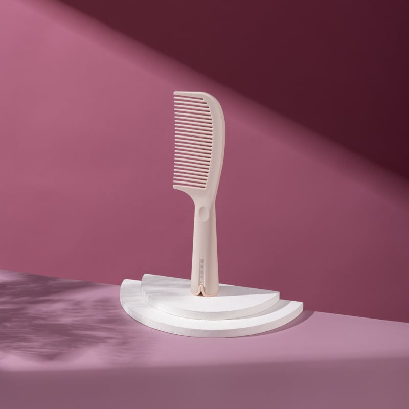 Gaisa spilvena masāžas ķemme gariem matiem — plastmasas, masāža, viļņošana, ķemmēšana