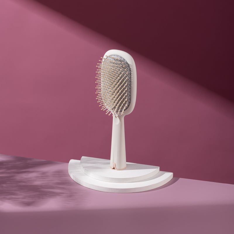 Gaisa spilvena masāžas ķemme gariem matiem — plastmasas, masāža, viļņošana, ķemmēšana