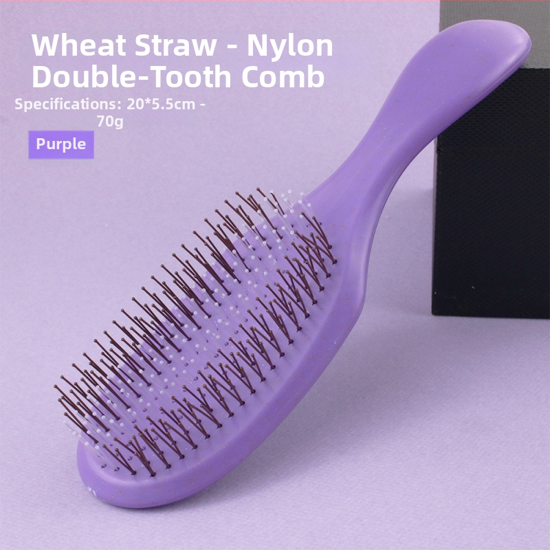 Matu ķemme ar elektroplatētajiem zobiem (augstiem un zemiem), galvas ādas masāža, mitra/sausa stilizēšana - ABS, Juejiang Beauty