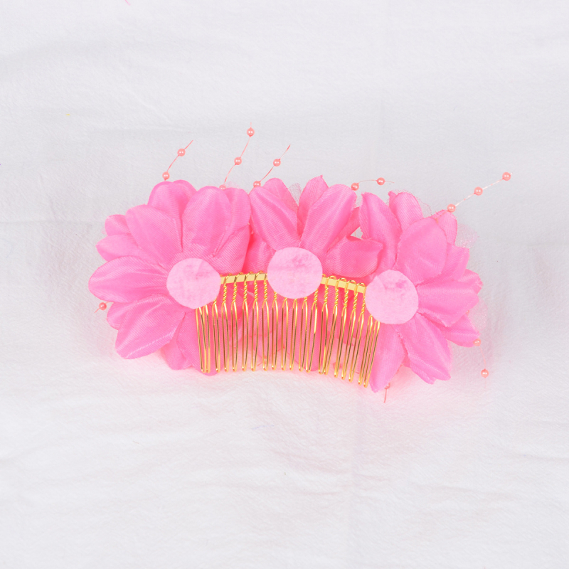 Vjenčani češalj za kosu s dizajnom cvijeta, ručno izrađeno, rhinestone kristali (Materijal: tkanina, legura, rhinestones; Stil: Fashion OL, žene; Ukras: cvijeće; Postupak: ručna izrada; Vrsta kristala: rhinestone)