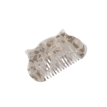 Гребен за коса, PVC материал, естествен стил за жени, геометричен дизайн, ръчна изработка