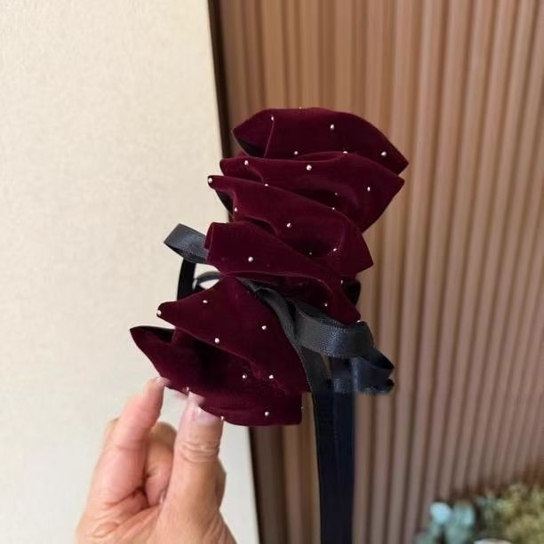 Klip za kosu od flanel, ručna izrada, za žene, IN stil, jesen 2025