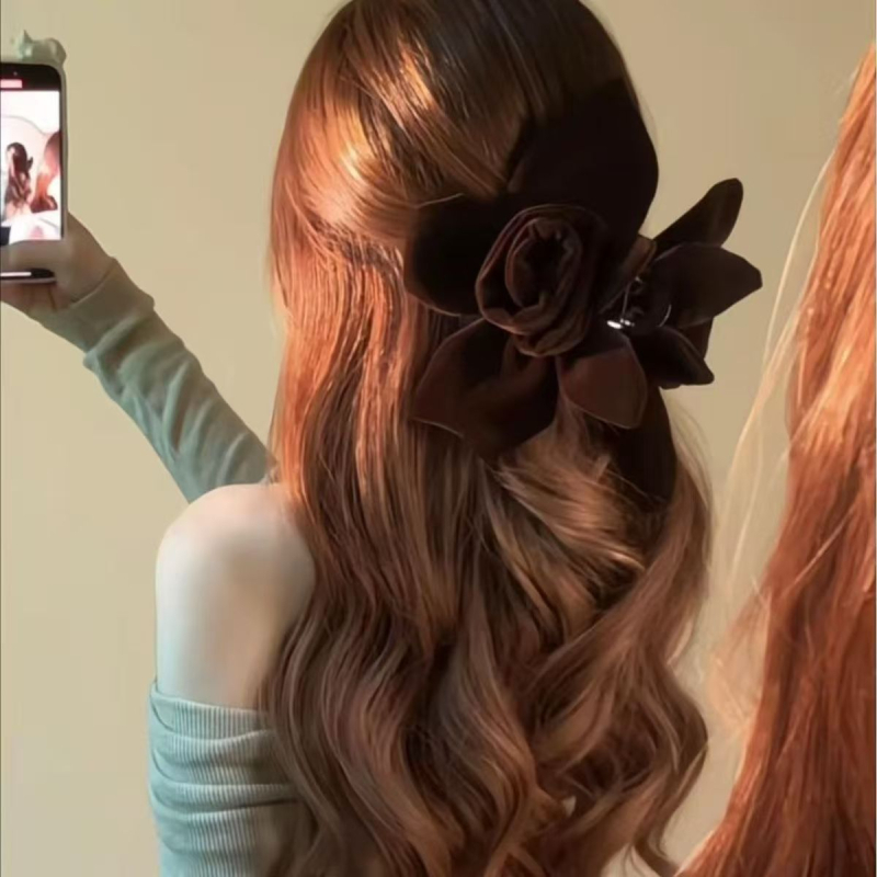 Klip za kosu od flanel, ručna izrada, za žene, IN stil, jesen 2025