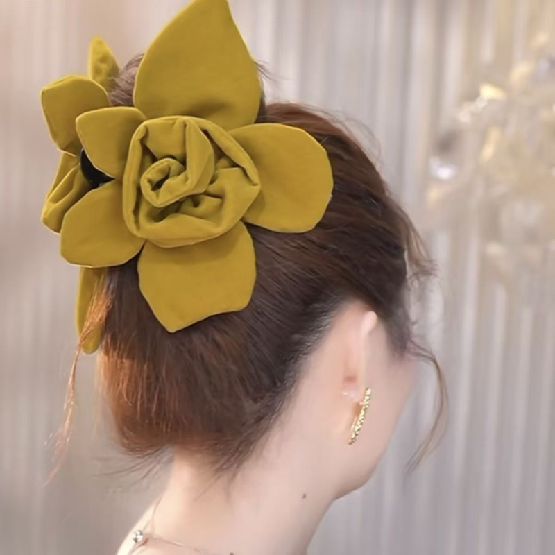 Klip za kosu od flanel, ručna izrada, za žene, IN stil, jesen 2025