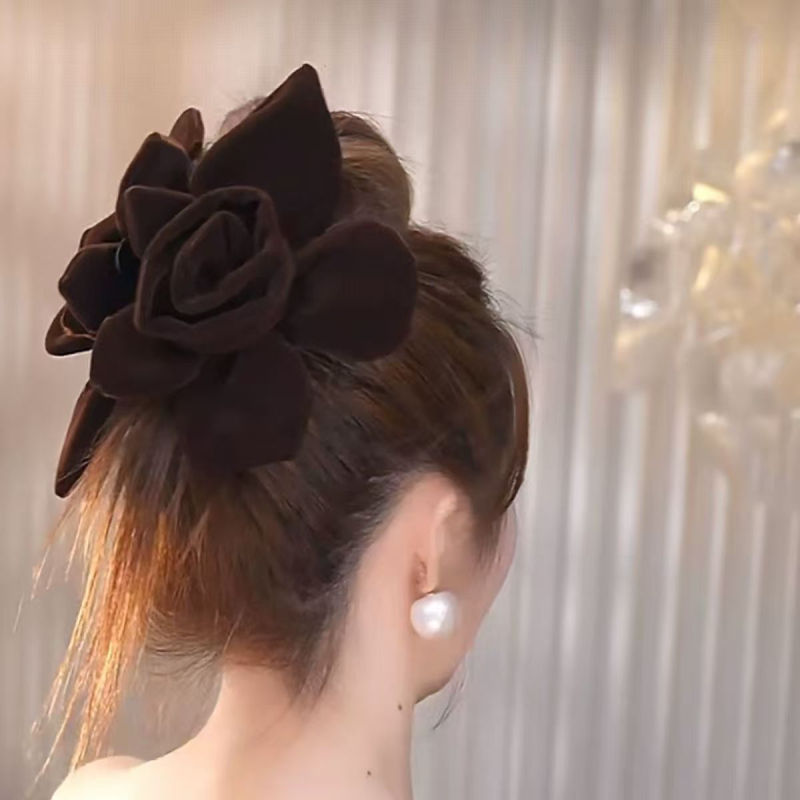 Klip za kosu od flanel, ručna izrada, za žene, IN stil, jesen 2025