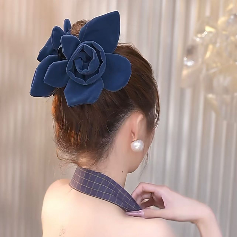 Klip za kosu od flanel, ručna izrada, za žene, IN stil, jesen 2025