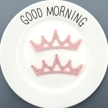 Στέμμα μαλλιών από ύφασμα με στρας – DIY γυναικείο αξεσουάρ μαλλιών, στυλ Cartoon, μορφή: στέμμα, υλικό: ύφασμα, ακρυλικά κρύσταλλα