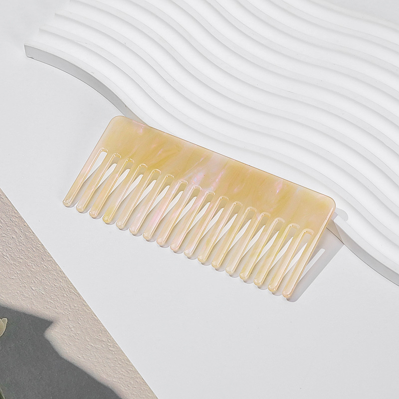 PVC гребен за коса, ретро дамски стил, геометричен дизайн, ръчно изработено