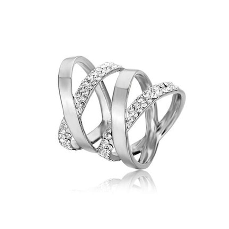 Šalles sprādze no zīda – tukša ģeometriska dubultā caurule, sakausējums, Japānas-Korejas stils, diamantmozaīka, elektroplatinga apdare, unisex