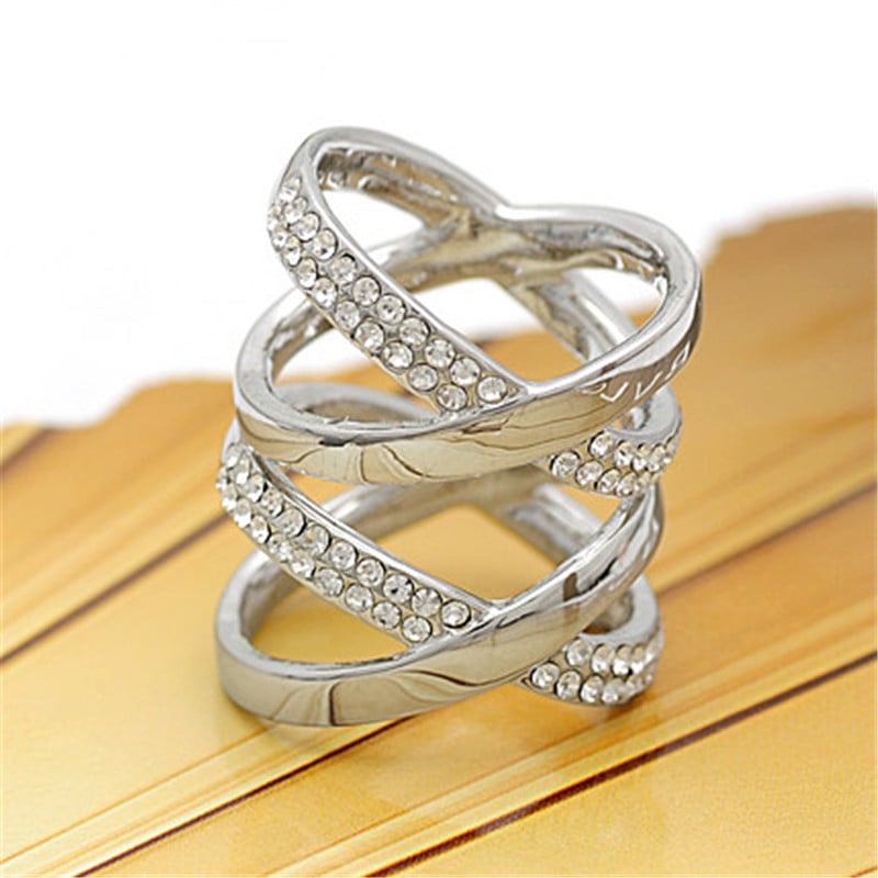 Šalles sprādze no zīda – tukša ģeometriska dubultā caurule, sakausējums, Japānas-Korejas stils, diamantmozaīka, elektroplatinga apdare, unisex