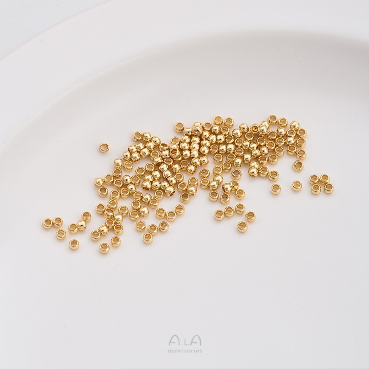 Perle za DIY nakit – bakrene perle s 14K pozlaćivanjem, originalni dizajn, Guangzhou