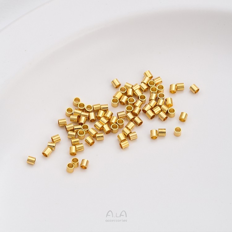 Perle za DIY nakit – bakrene perle s 14K pozlaćivanjem, originalni dizajn, Guangzhou