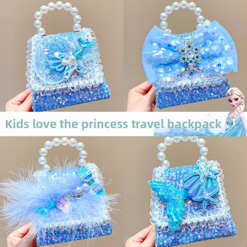 Dječji ruksak – Tema Ledena i Snježna Princeza, stil princeza, Ljeto 2023, pakiranje na veliko