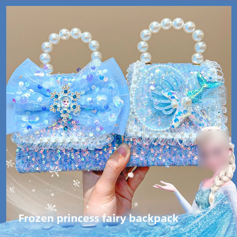 Dievčenský batoh – Téma Ľadová a Snehová princezná, štýl princezná, Leto 2023, hromadné balenie