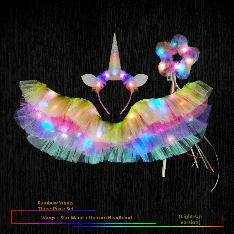 Laste ingli tiivad – kangas, osaliselt käsitsi/osaliselt mehhaaniline tootmine, rekvisiit kostüümile