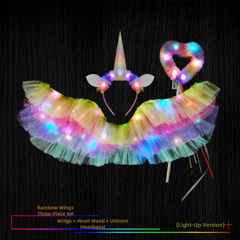 Laste ingli tiivad – kangas, osaliselt käsitsi/osaliselt mehhaaniline tootmine, rekvisiit kostüümile