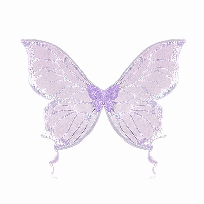 Cosplay-parukas liblika motiiviga ja haldjateemaga, läikiv tüll, meigiks ja kostüümi rekvisiit