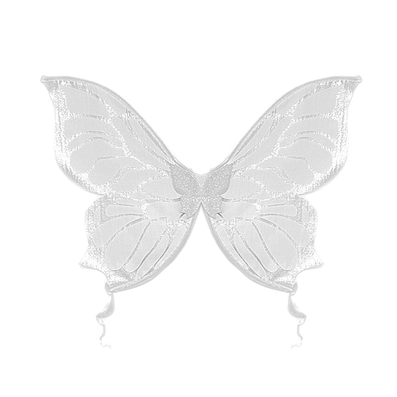 Cosplay-parukas liblika motiiviga ja haldjateemaga, läikiv tüll, meigiks ja kostüümi rekvisiit